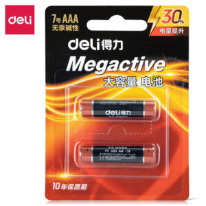 Alkaline No. 7 LR03 AAA Battery 2 Pcs (Blue)