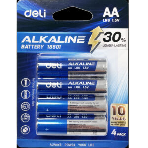 Alkaline No. 7 LR03 AAA Battery 4 Pcs Card (Blue)